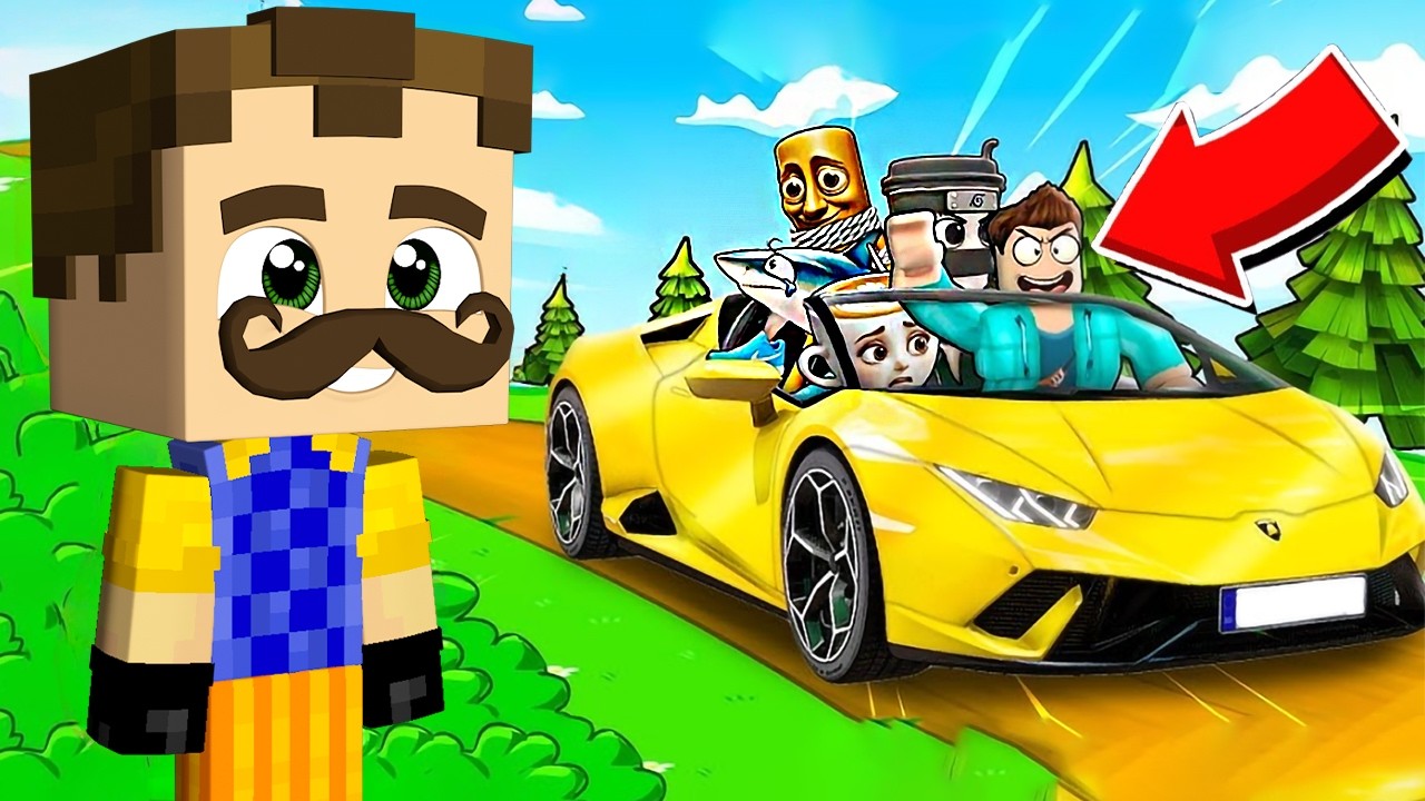 მანქანით ბრეინროთები მოვიყვანეთ Roblox-ში!