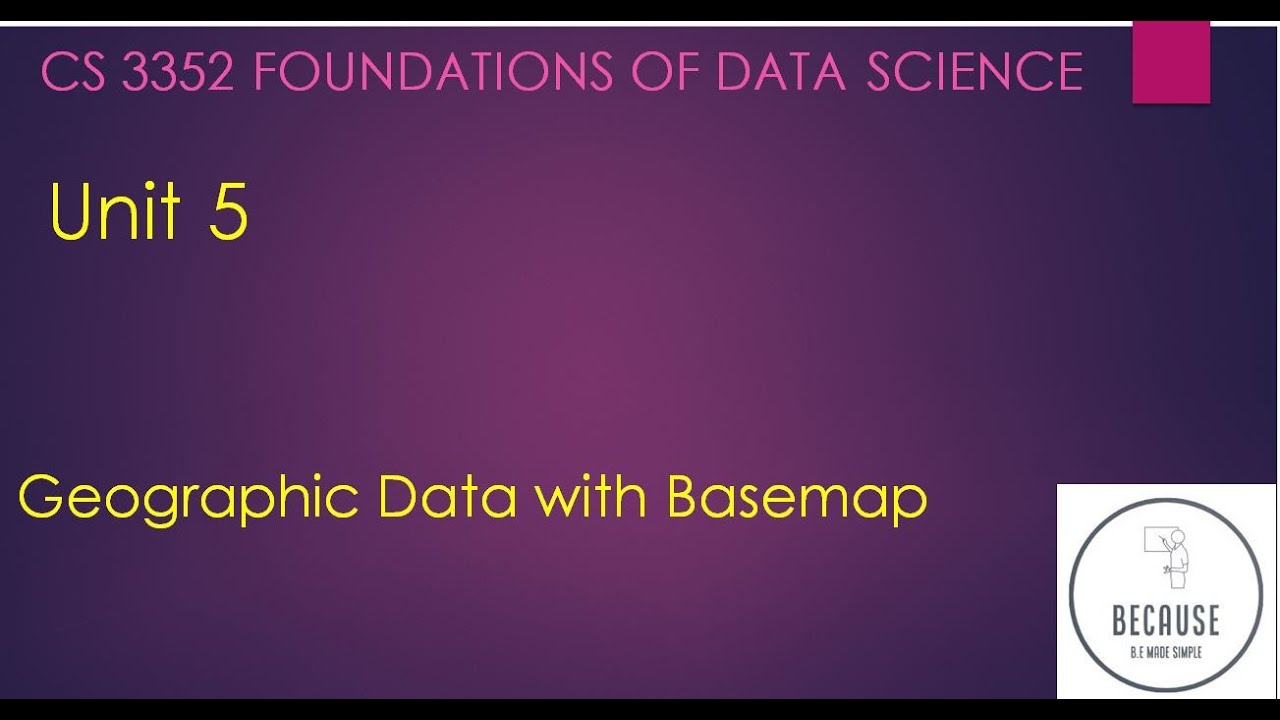 5.3 Geographic Data With Basemap in Tamil