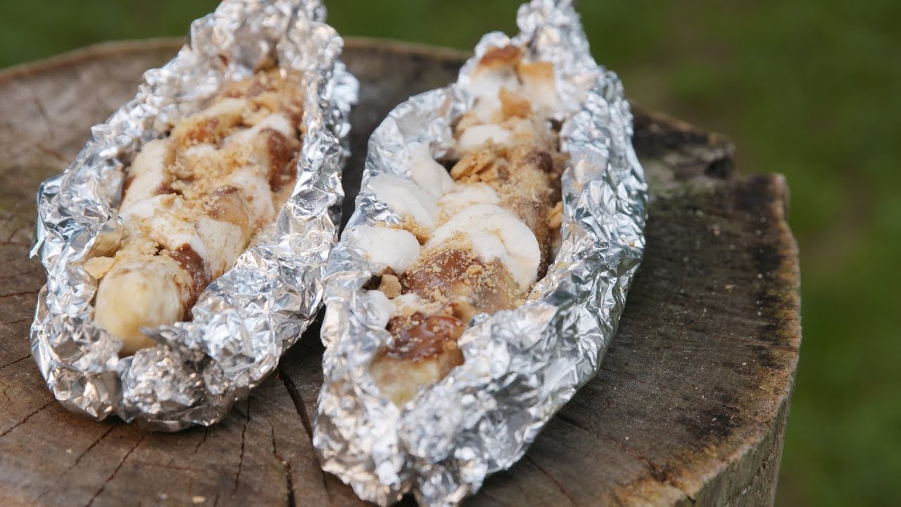 Rolo Stuffed Bananas | Delish