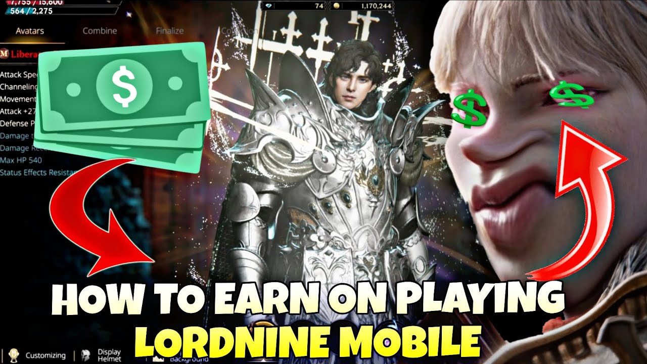 How To Earn real Money On Playing Lordnine Infinite class Mobile Guide