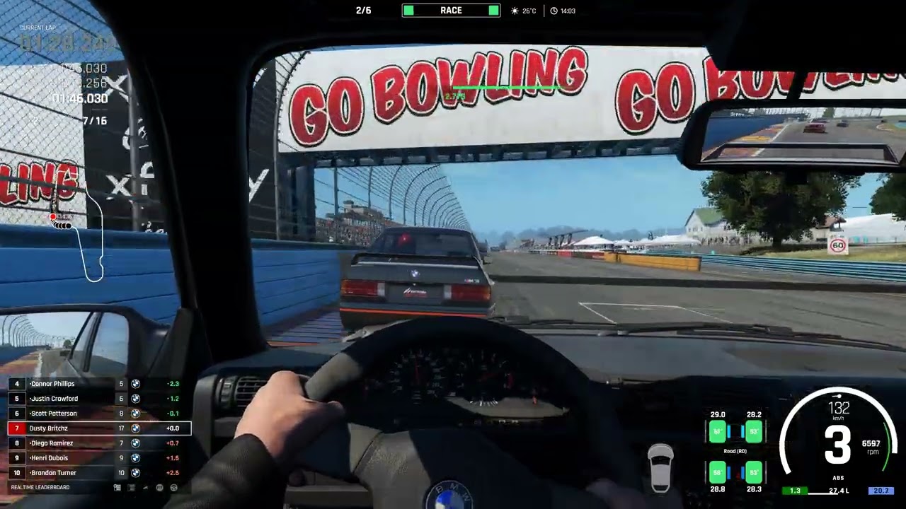 Assetto Corsa Evo Watkins Glen in the M3