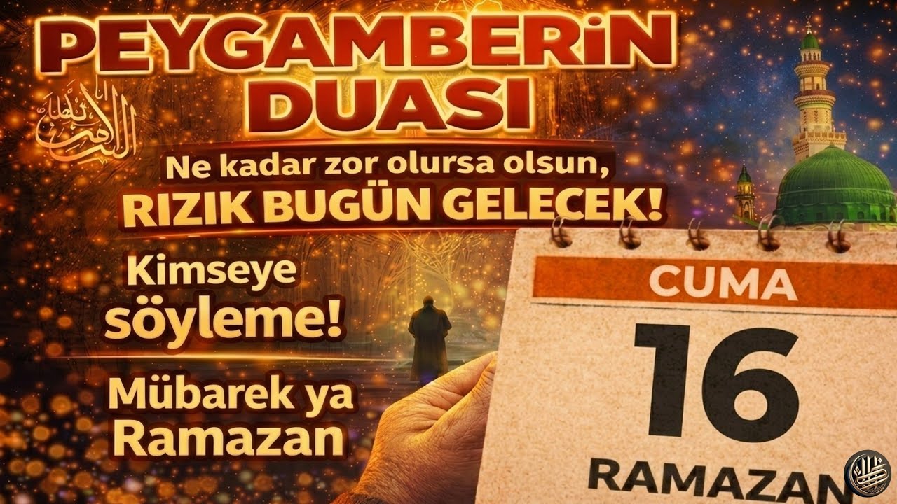 ✨16 RAMAZAN🤲Hızır Peygamber’in Çok Güçlü Duası |Evladın ve ailen için ilahi yardım,koruma ve bereket
