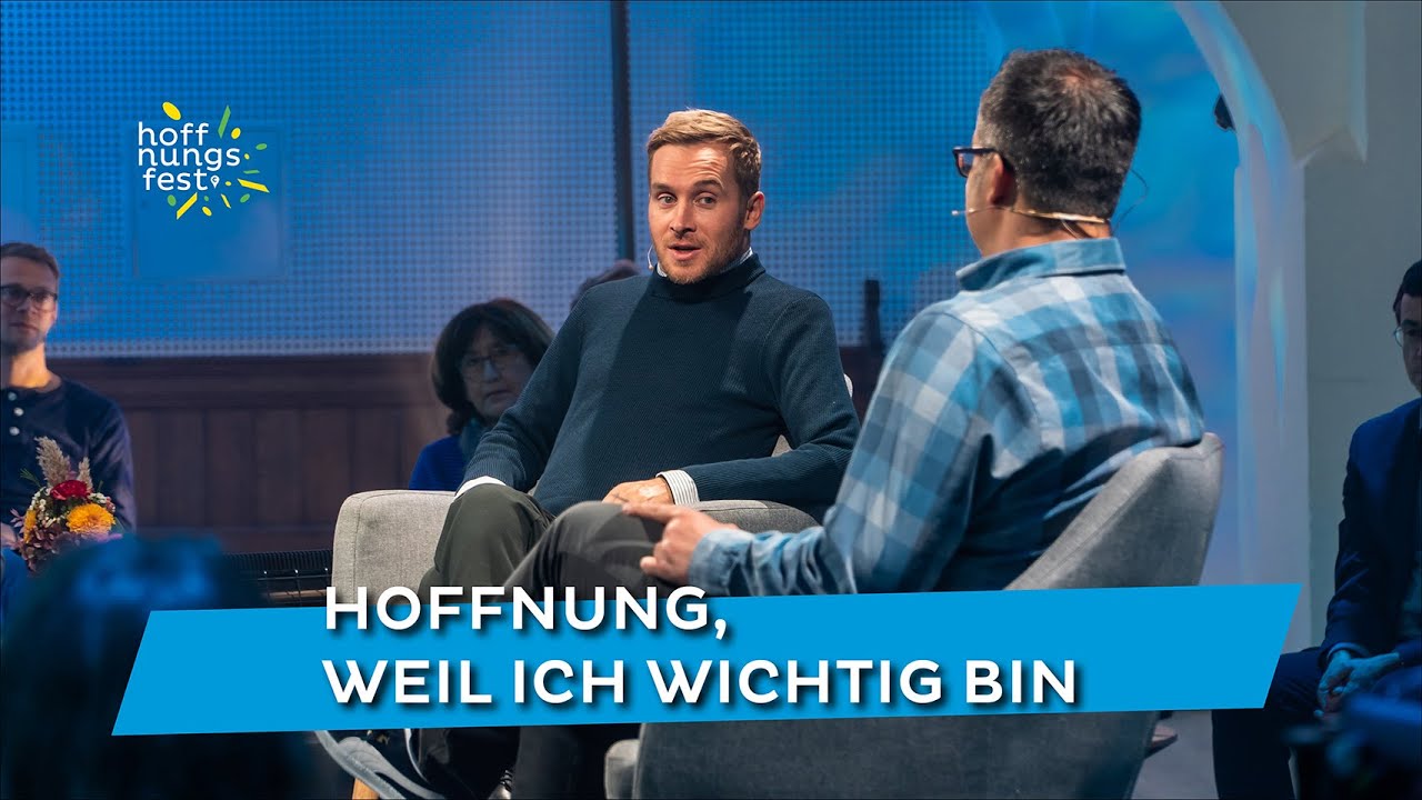 Samuel Koch und Anja Lehmann bei hoffnungsfest | Hoffnung, weil ich wichtig bin
