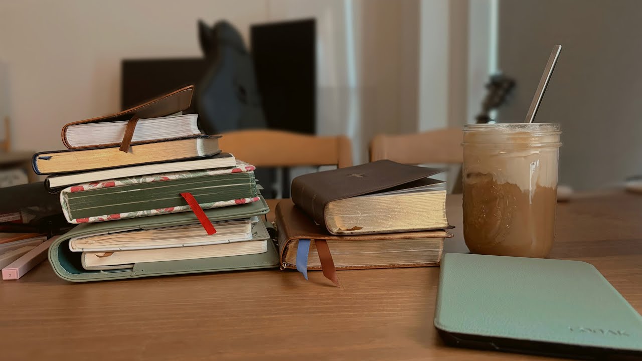 video diary 3 - my journal/bible stack explained