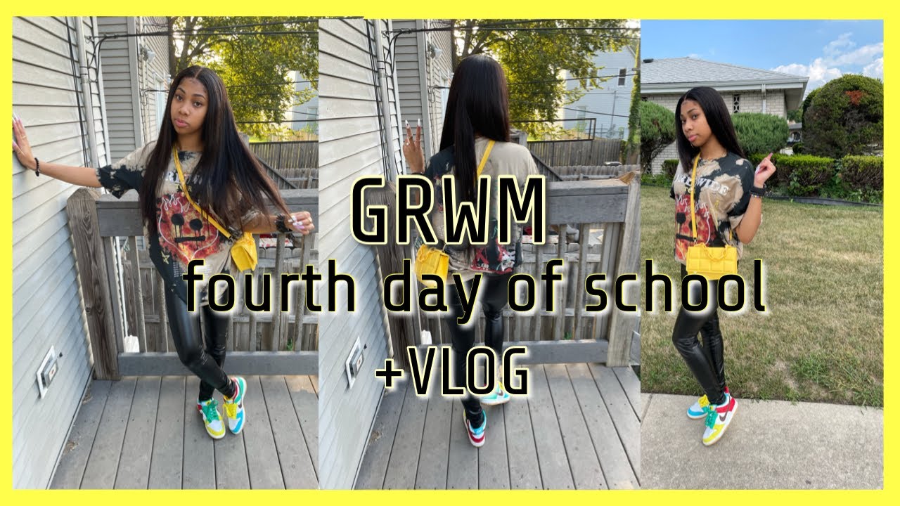 GRWM: Fourth Day Of School + Vlog *JUNIOR YEAR* | Mya Monét