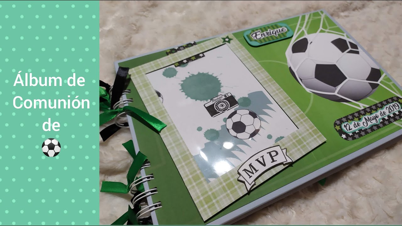 Álbum de COMUNiÓN con temática de ⚽FÚTBOL⚽ 2019