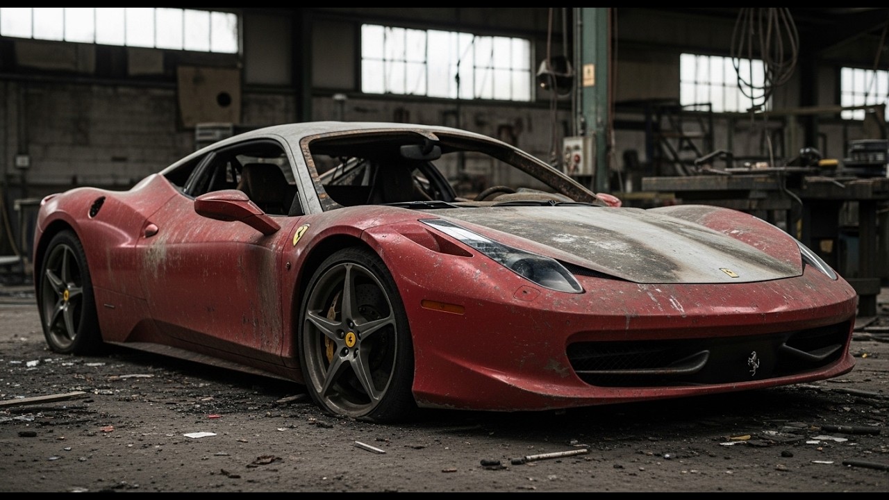ASMR Car Restoration! 2015 Ferrari 458 Italia Full Restoration