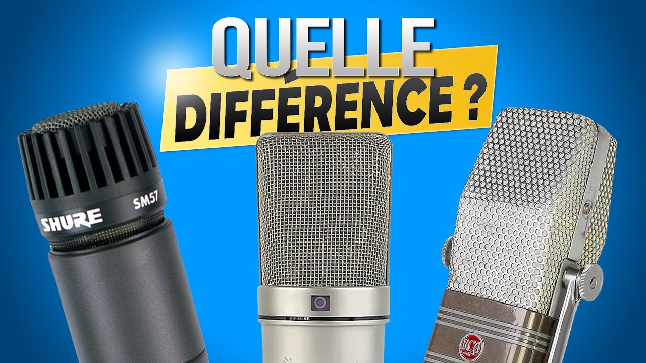 TOUT Savoir Sur Les Micros : Dynamiques VS Condensateurs VS Ruban
