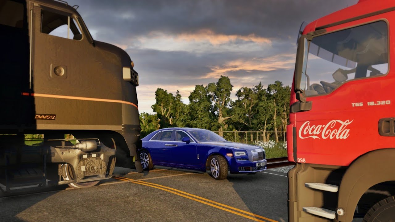 Realistic Train Crashes | BeamNG.drive