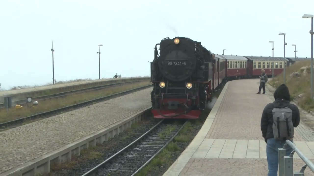 Brockenloks auf der Harzquer- und Brockenbahn, Harz juli 2024