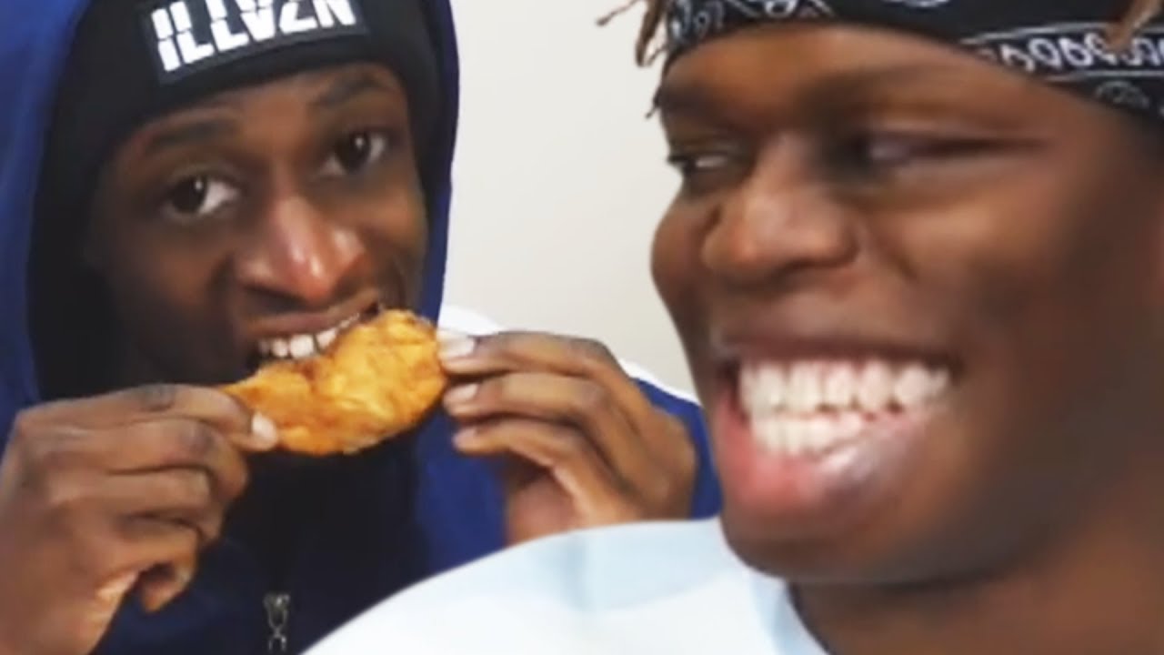 KSI & TBJZL Eat Chicken
