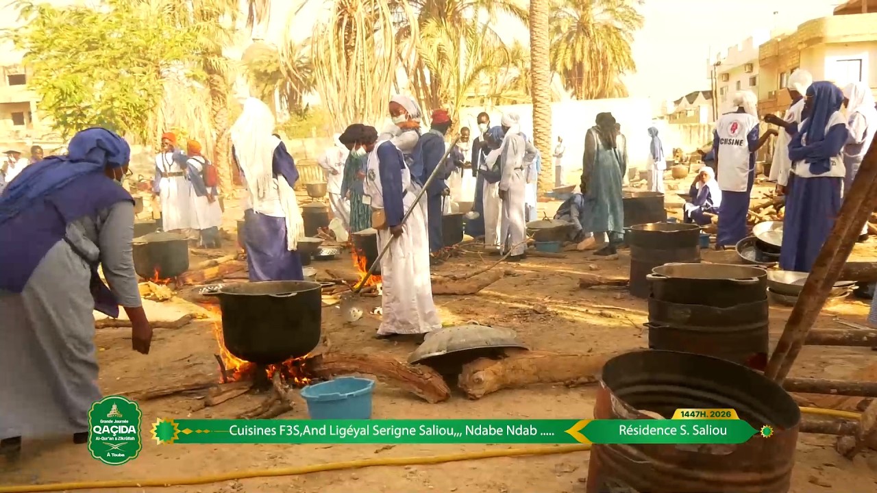 Journée Qacida 2026 Les Cuisines basées à la résidence Serigne Saliou