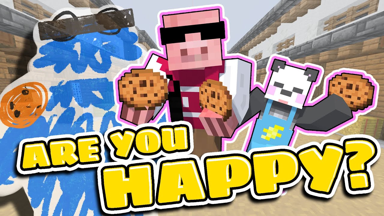 【アツクラ】クッキーモンスタードッキリしたらメンバーの反応が面白すぎた！！【ゆっくり実況/マイクラ】