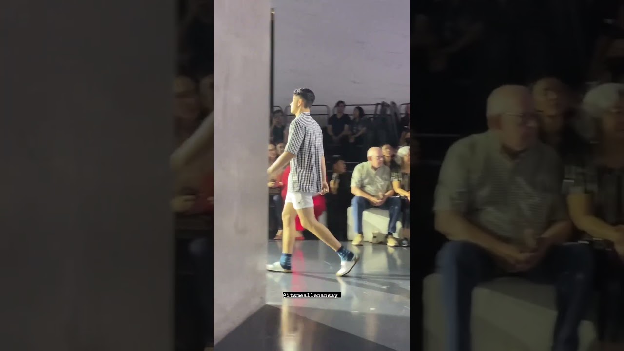 Allen Ansay  slayed the runaway at the #BENCHFashionWeekSS2023 💙