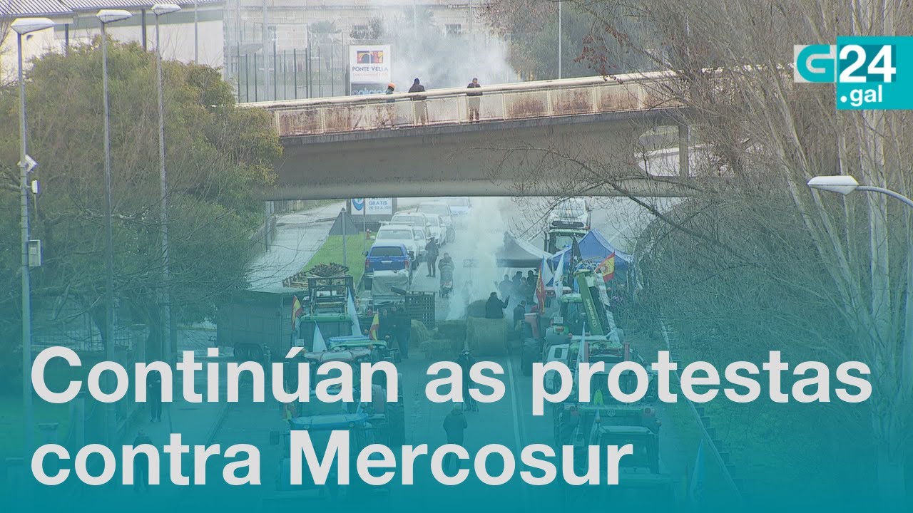 RETENCIÓNS en LUGO e OURENSE pola PROTESTA contra MERCOSUR