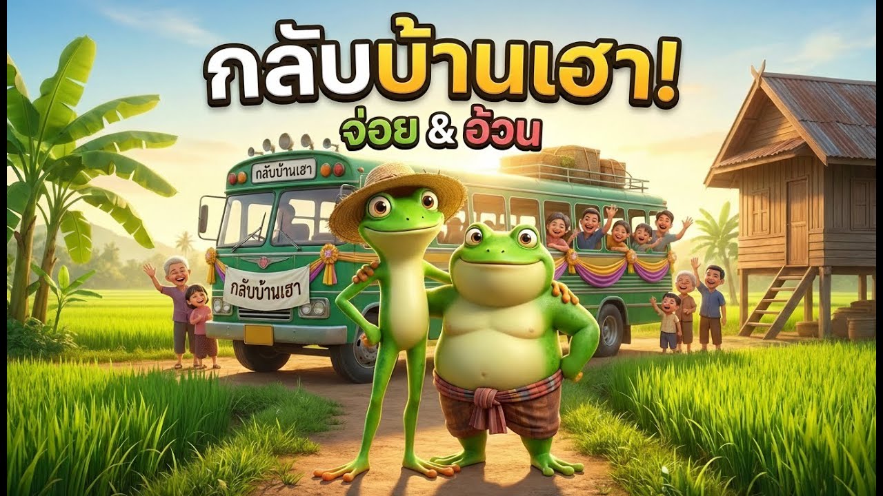 จ่อย & อ้วน กลับบ้านปีใหม่…แต่ดันเจอผี! (ฮาลั่นบ้านนา)