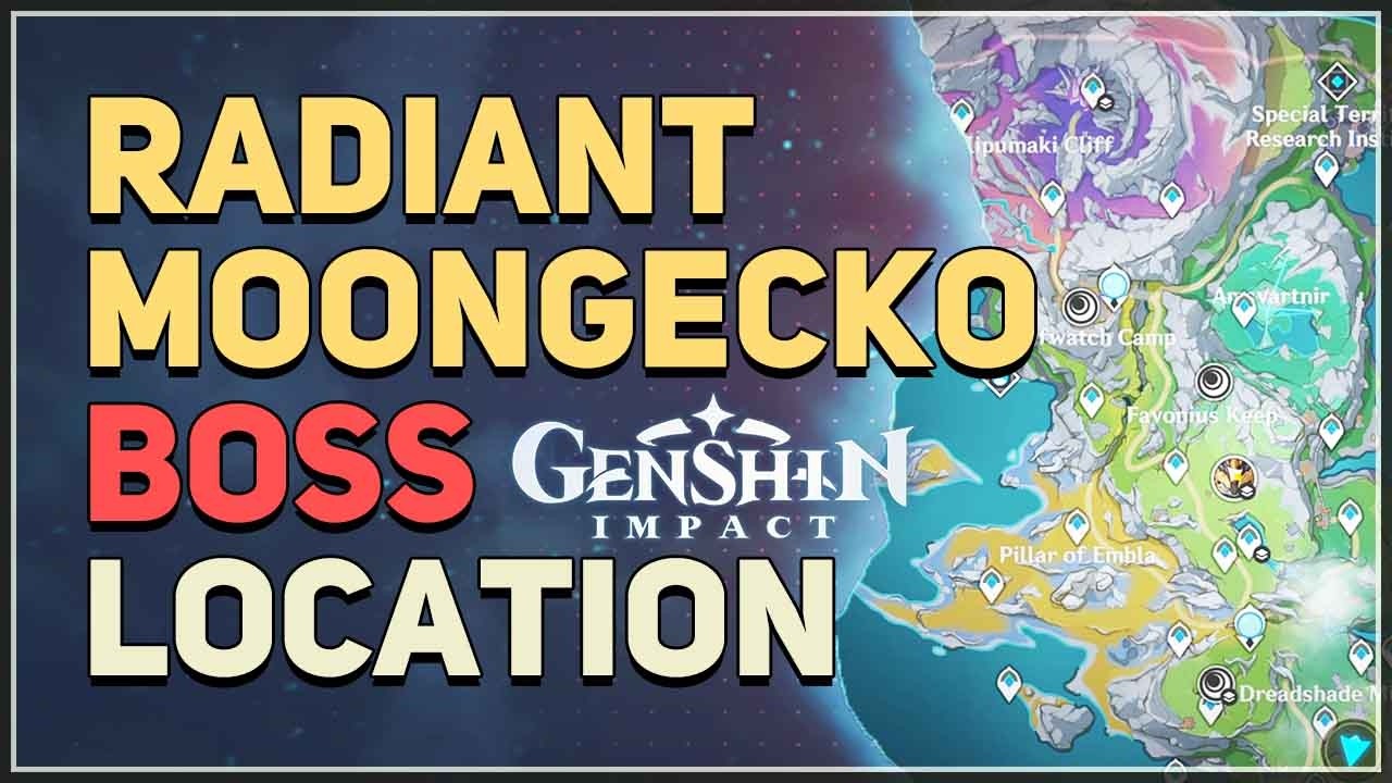 Radiant Moongecko Location Genshin Impact