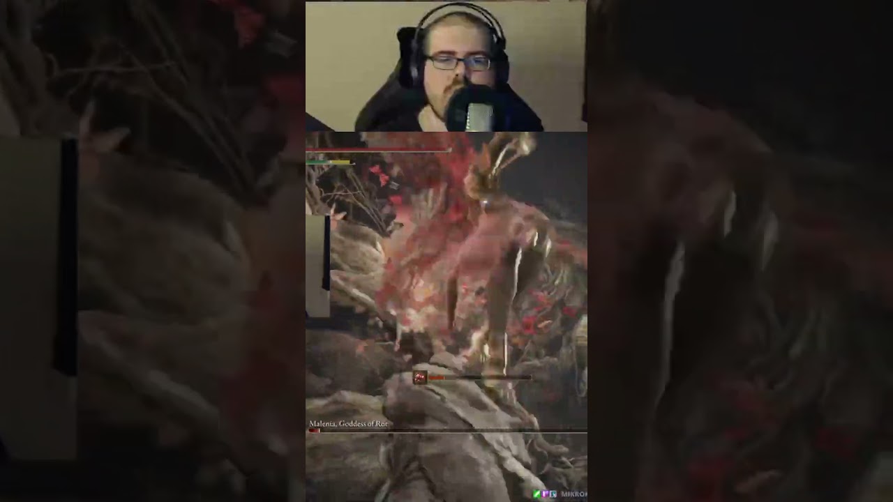 Malenia. 425 deaths, 13 hours, no summons no ashes just pain | #giddawid on #Twitch