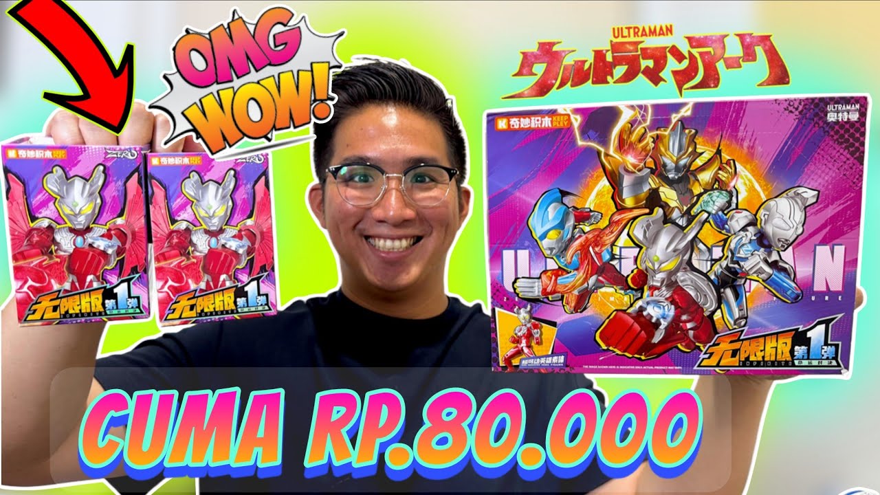 SAINGAN BERAT BLOKEES ! Detailnya GOKIL PARAH ! Unboxing Keeppley Ultraman Zero Infinity Vol.1