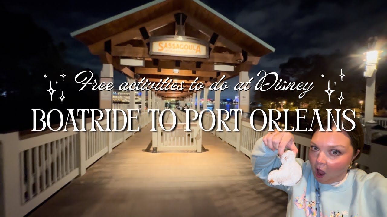 FREE ACTIVITIES TOO DO AT DISNEY - FREE BOATRIDE THAT ENDS IN A SWEET TREAT ✨