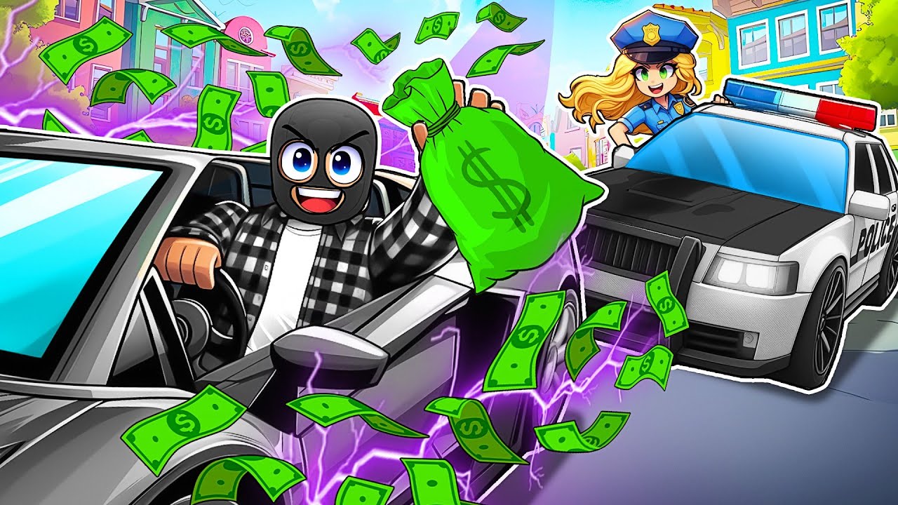 CRIMINEL SPEEDRUNNER vs POLICE AGENT CHASSEUR Dans DRIVING EMPIRE ! (Roblox)