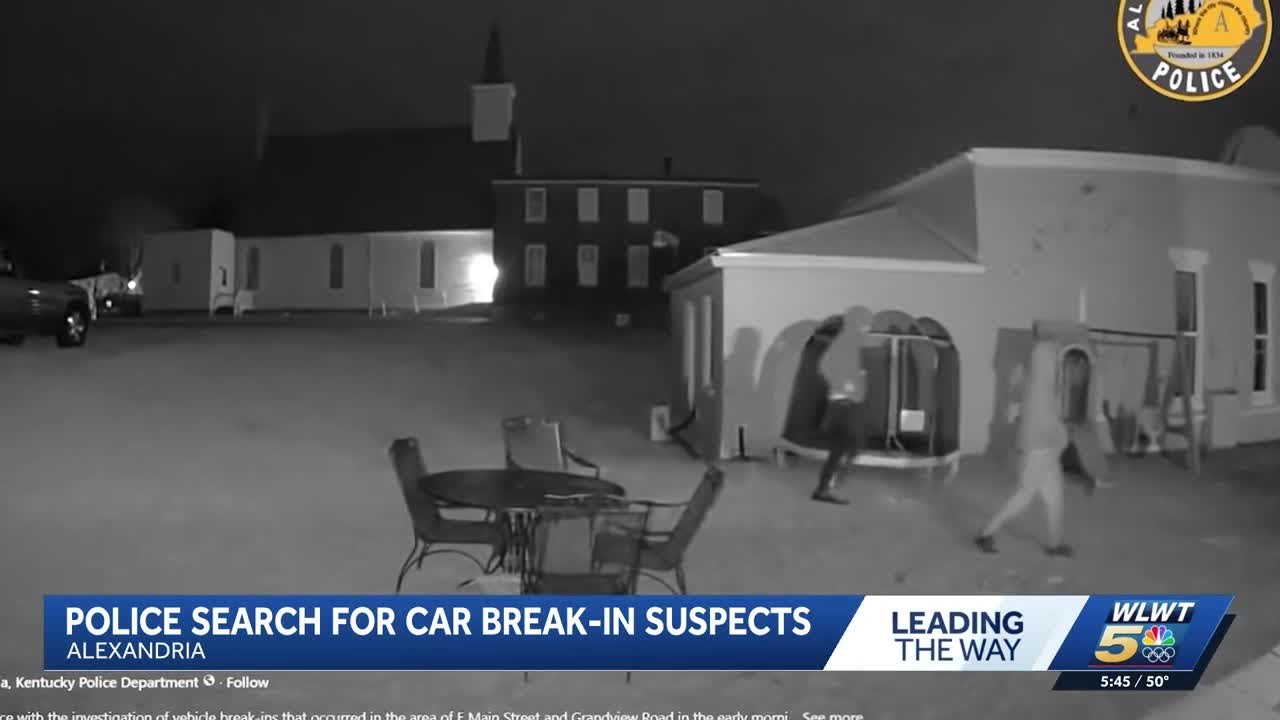 Alexandria police seeking information on suspects wanted in connection to car break-ins