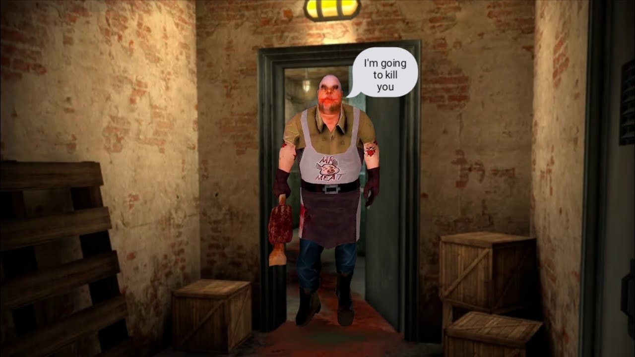 Something strange is happening to the butcher Mr. Meat