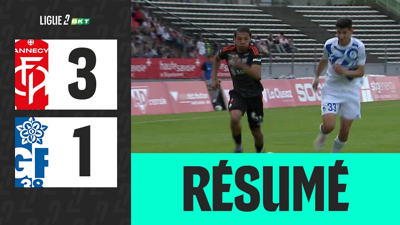FC ANNECY - GRENOBLE FOOT 38 (3-1) - 34ème journée - Ligue 2 BKT 24/25