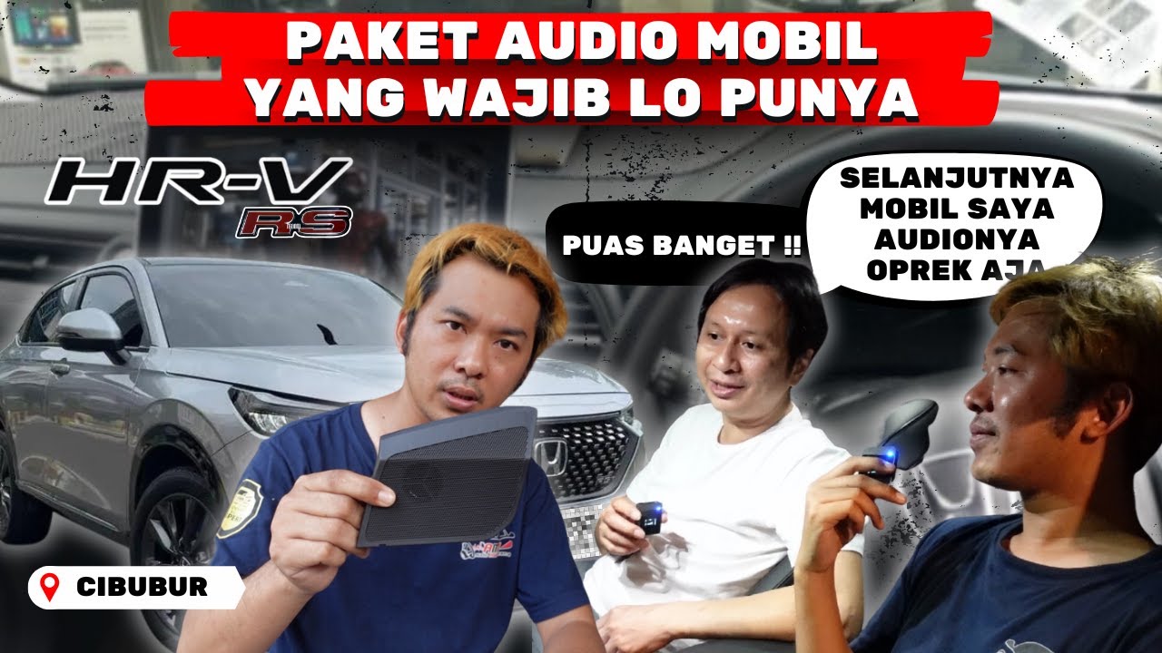 Upgrade Audio Honda HRV RS || Suaranya Kaya Bioskop Banget!! | 💯Plug And Play | Home Service📍Cibubur