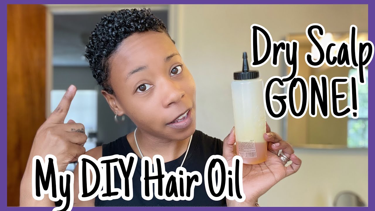 DIY Oil Blend for Hair Growth, Dry and Itchy Scalp!! Yall Asked! 😉