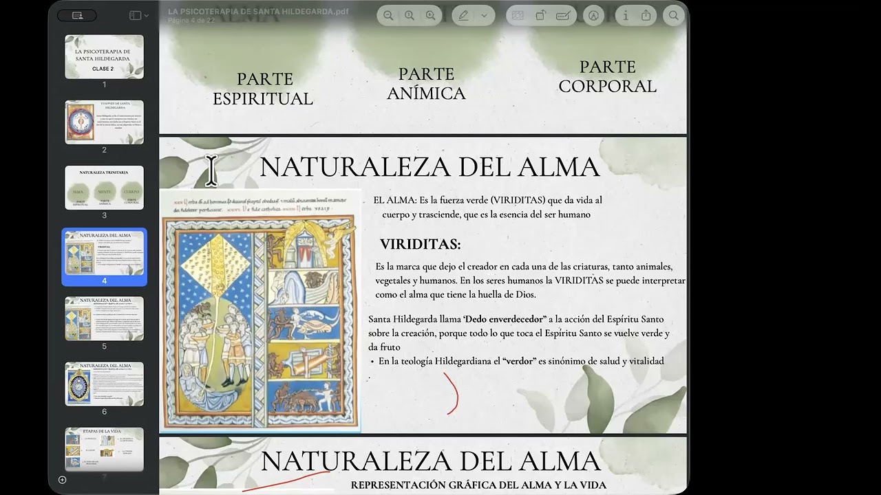 CLASE 2 - BASES DE LA  PSICOTERAPIA DE SANTA HILDEGARDA