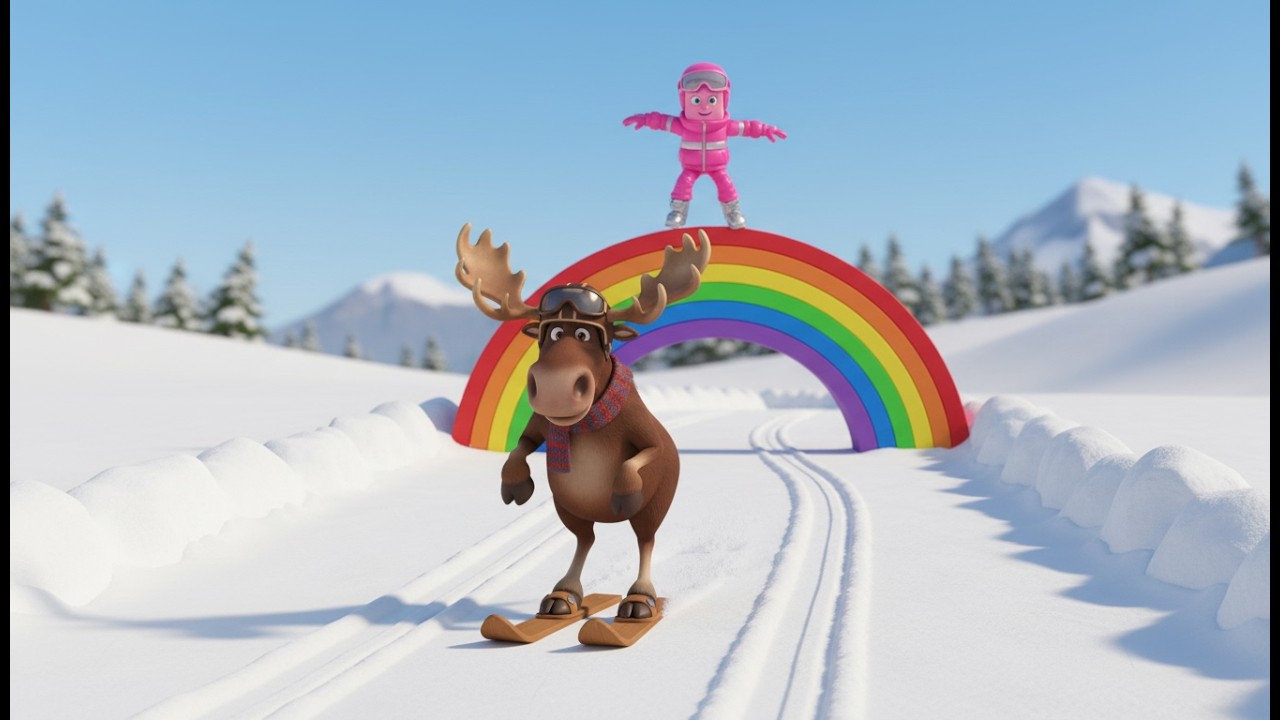The Numberblocks Ski Adventure! ⛷️❄️ Fun Counting & Math on the Slopes