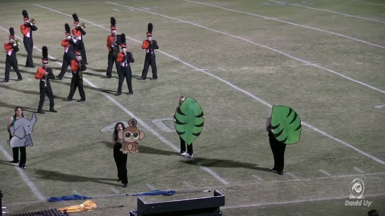 North Davidson High School Marching Band at North Davidson High School 11/5/2022