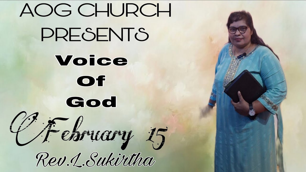 நீங்கள் சந்தோஷப்படுவீர்கள்.|Voice of God|Rev.L.Sukirtha|Aog Church Araly|Jaffna Sri Lanka|