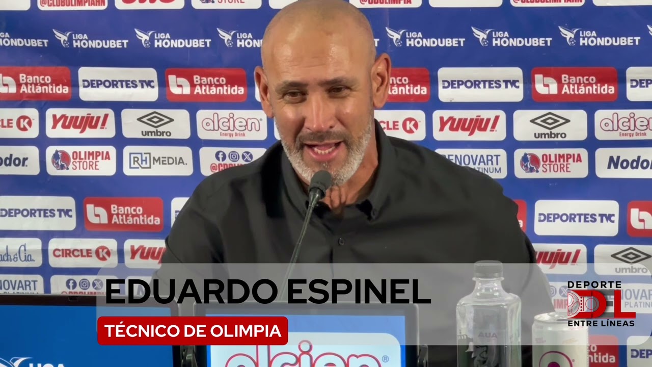 🗣️🎙️EDUARDO ESPINEL TÉCNICO DE OLIMPIA 🦁🏆