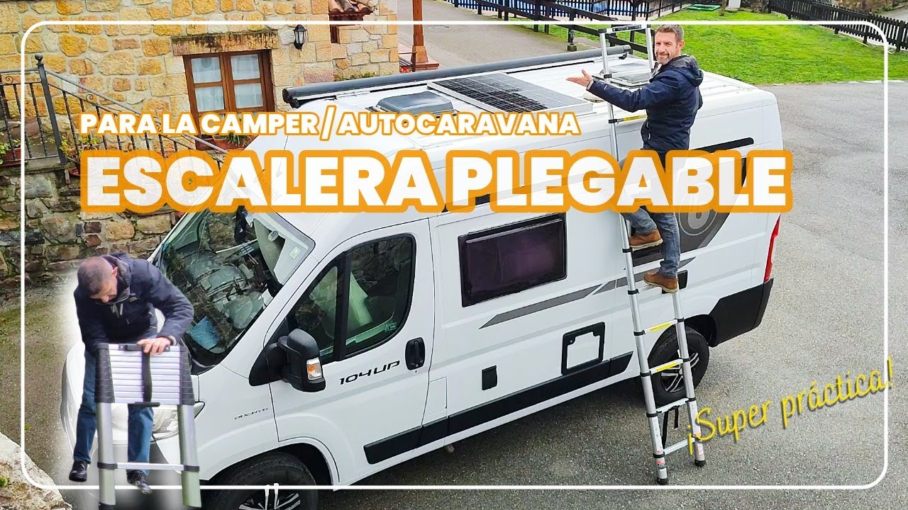 Escalera plegable para la AUTOCARAVANA - Accesorios para el mundo camper