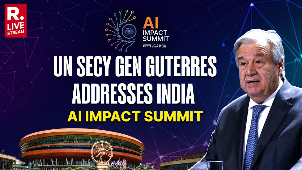 LIVE: UN Secy Gen António Guterres Addresses Opening Ceremony Of India AI Impact Summit 2026