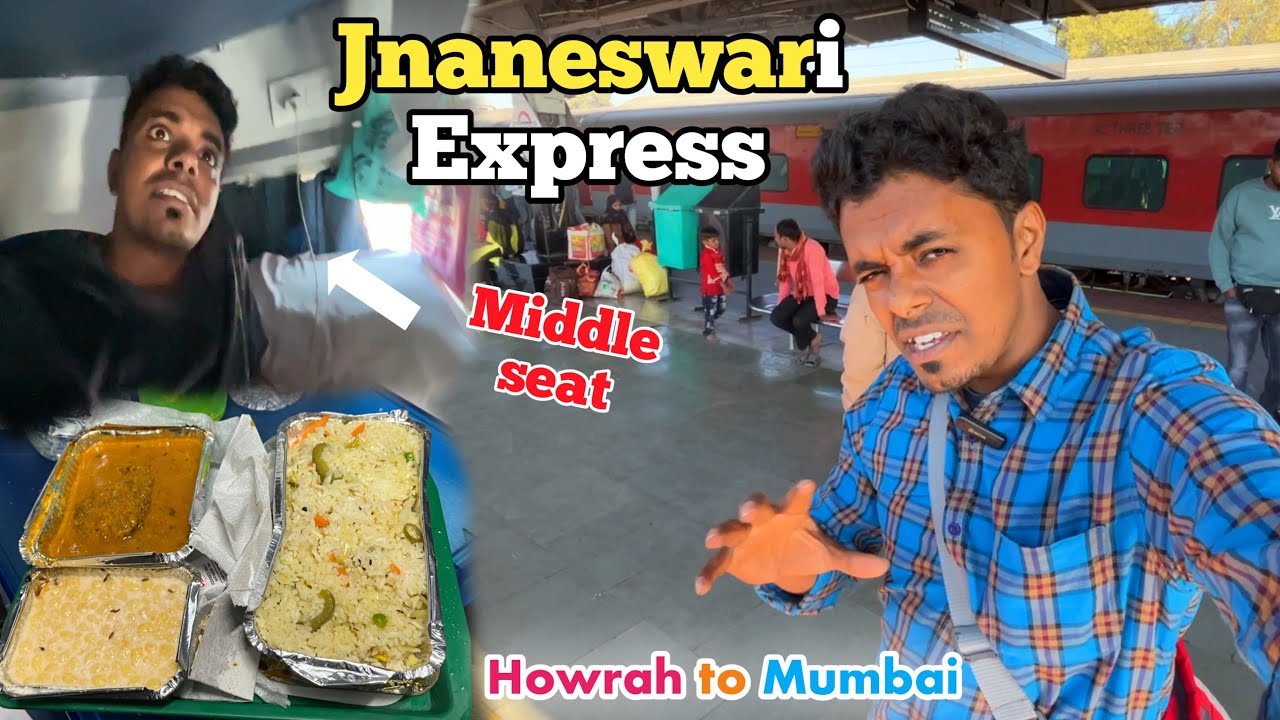 Jnaneswari express 12101 train journey Shalimar to Kalyan Jn. with food & Facility | Good or Bad?