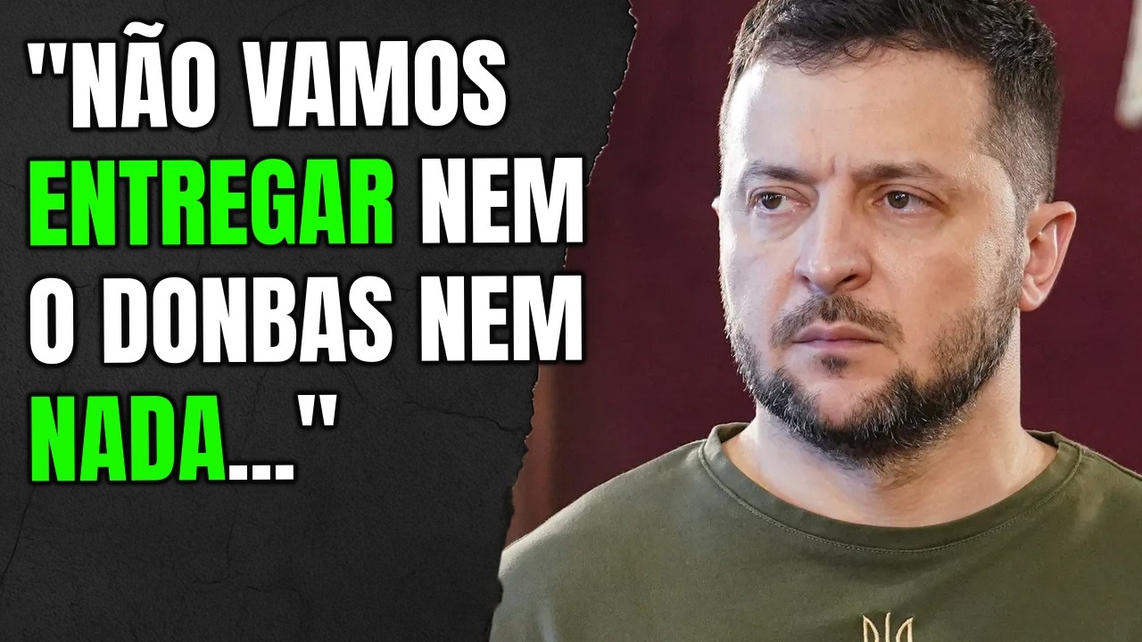 Putin começa cair na real que não vai ter o Donbas fácil  - Zelensky sobe o tom pra cima dos russos