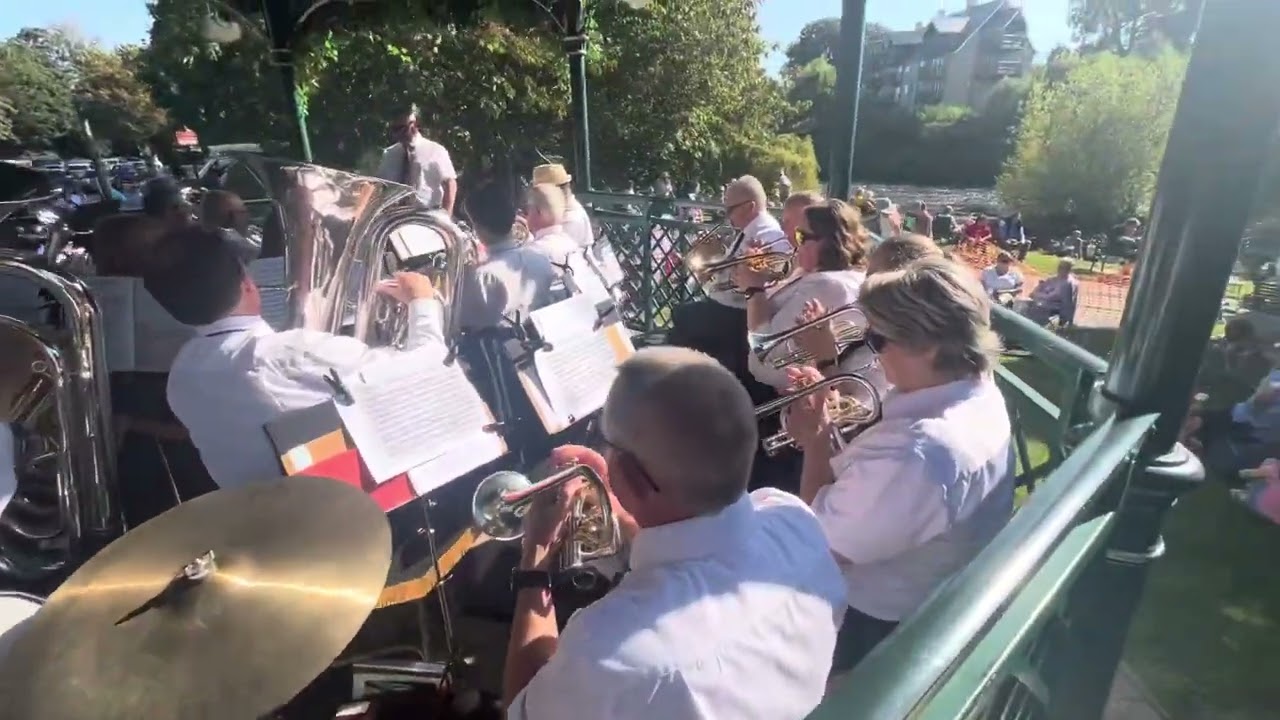 1 - Imperial Echoes  March - Ripon City Band - Wetherby Bandstand - 3rd Sept 2023