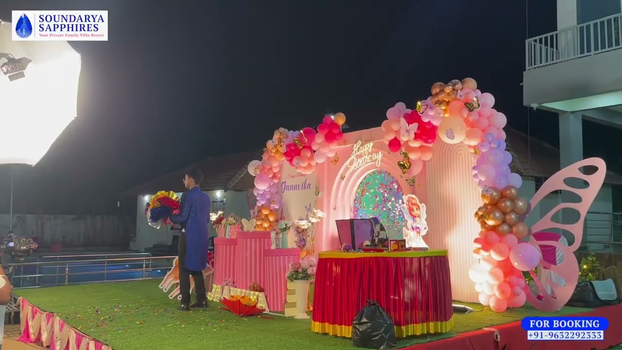 🎂👶 Baby Birthday Celebration Highlights | Soundarya Sapphires Private Villa Resort, Bangalore