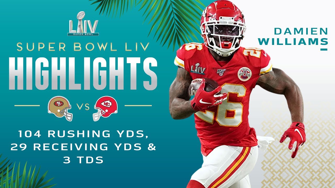Damien Williams Pops Off for 133 Total Yds & 2 TDs | Super Bowl LIV Highlights