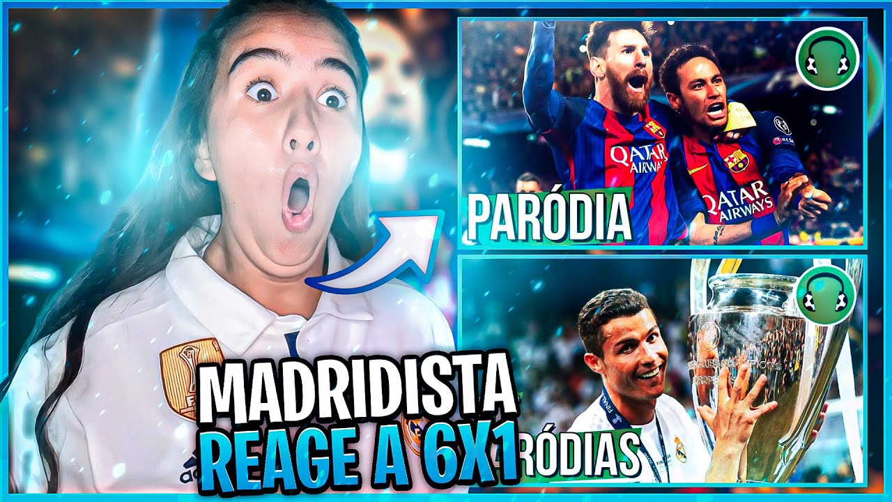 REACT ♫ 6x1 BARCELONA: O IMPOSSÍVEL NÃO EXISTE😱/ ♫ REAL MADRID CAMPEÃO DA CHAMPIONS-Suíte 14🏆