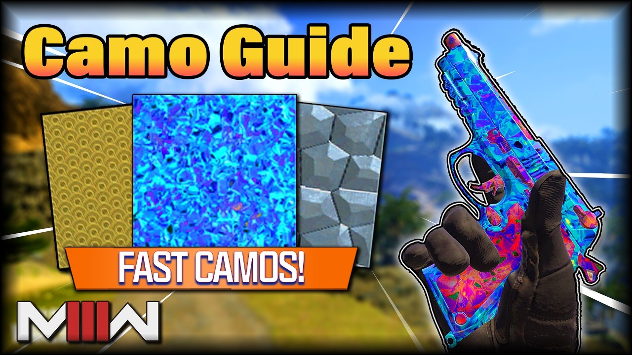 How to easily get all Pistol Camos in MW3
