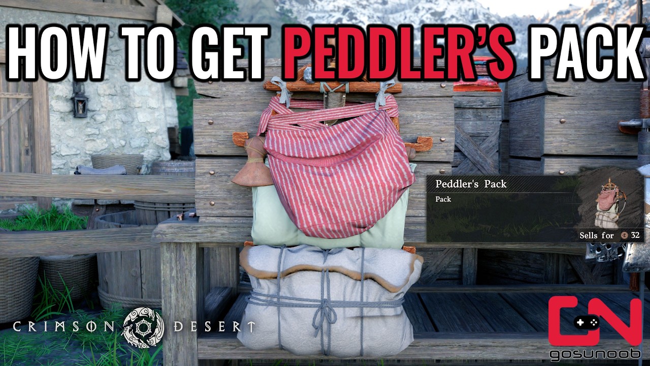 How to get Peddler's Pack in Crimson Desert