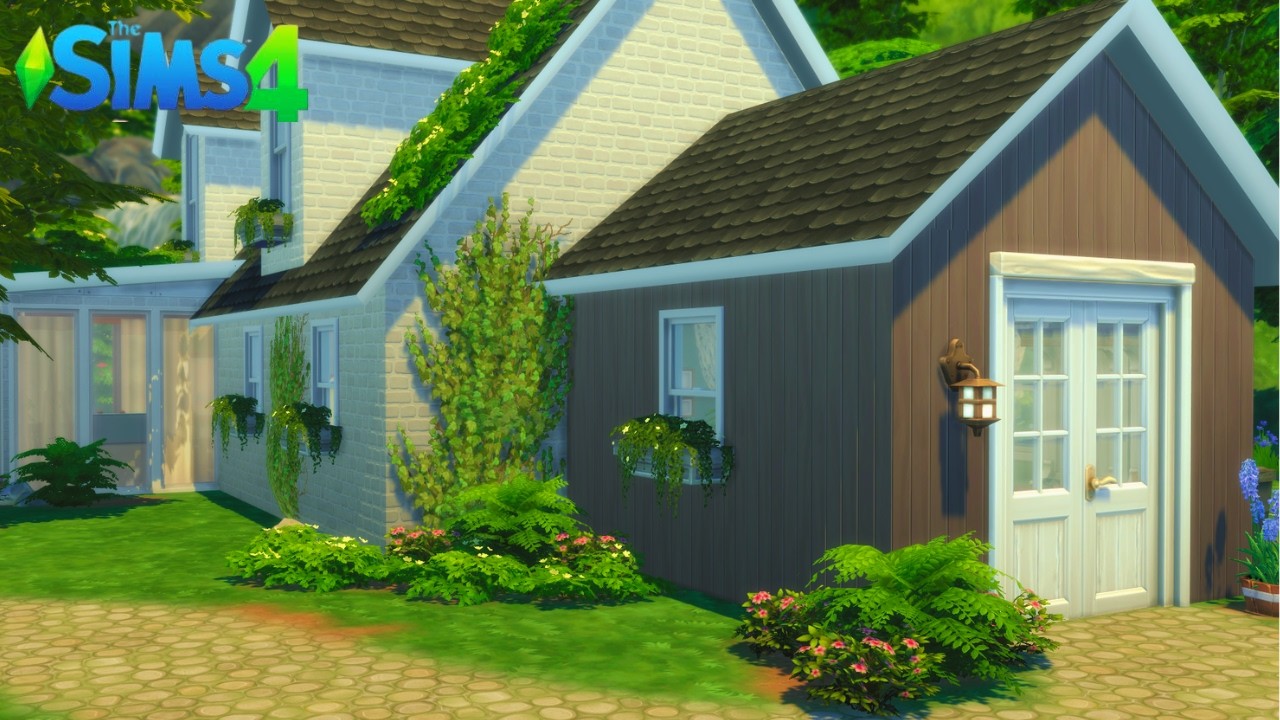 SMALL COTTAGE - Relaxing Speed Build - The Sims 4