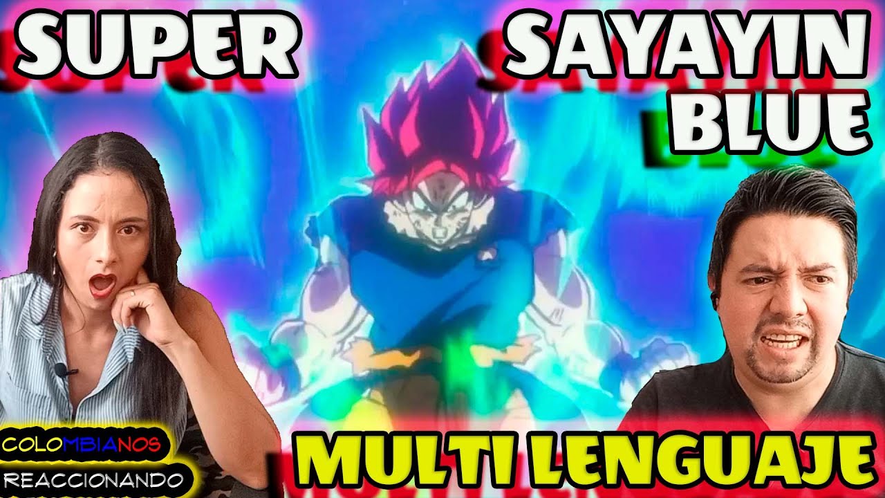 REACCIÓN A GOKU se TRANSFORMA en SUPER SAYAYIN BLUE FRENTE a BROLY | MULTI LENGUAJE