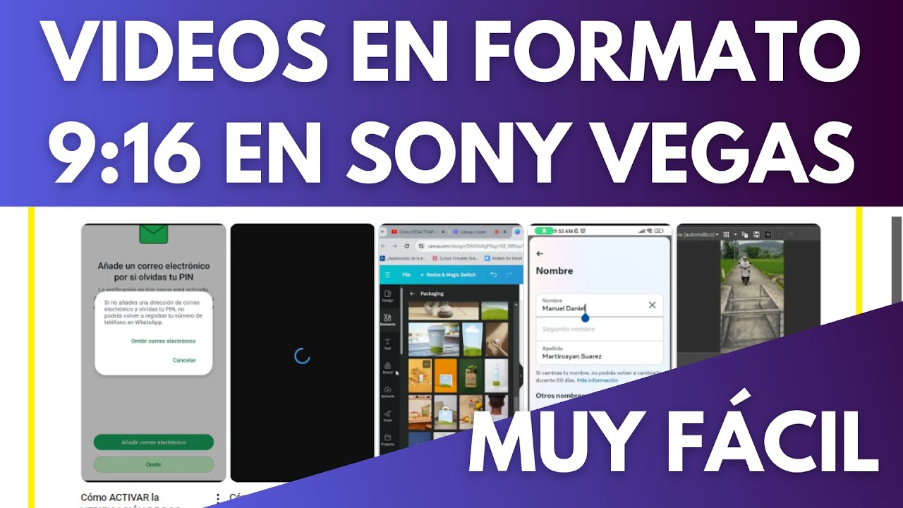 Cómo RENDERIZAR en FORMATO 9:16 en SONY VEGAS | 2025