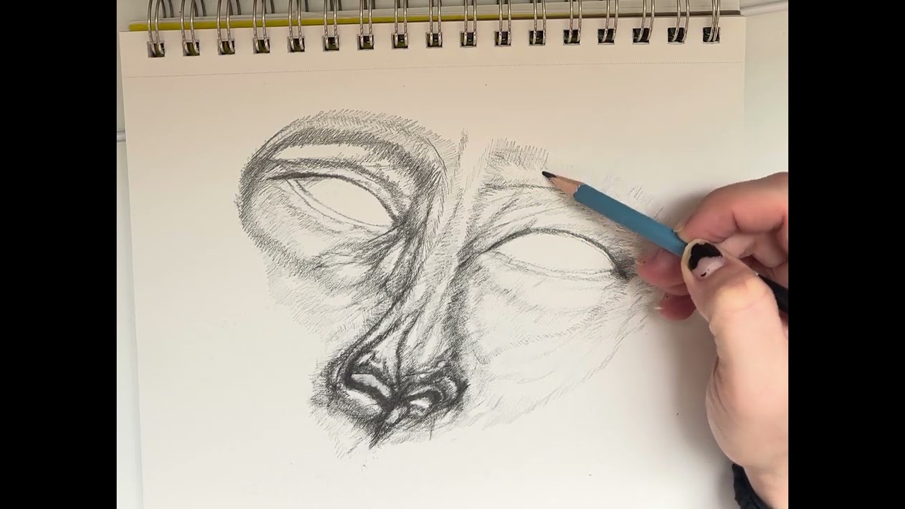 sketch i&rsquo;m working on #asmr #calmcontent #quietart