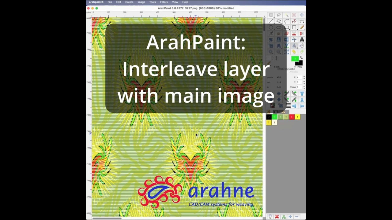 ArahPaint: Interleave layer with main image